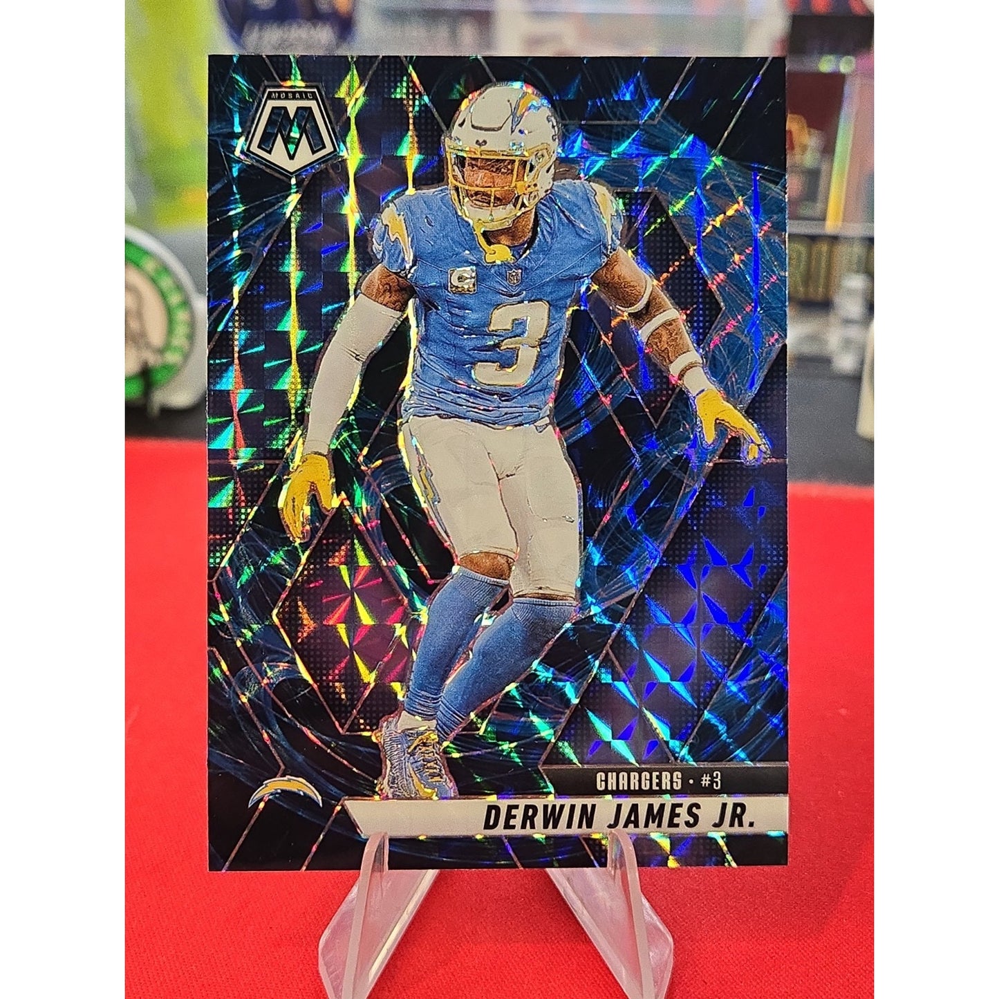 Derwin James Jr. Genesis Prizm 2025 Panini Mosaic #168 Los Angeles Chargers SSP