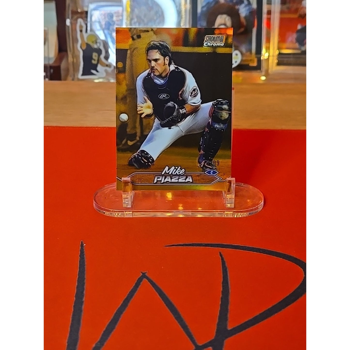 2024 Topps Stadium Club - Mike Piazza #144 Chrome Orange /98