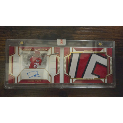 James Wood /35 Patch Auto 2025 National Treasures Jumbo Signature Material Book