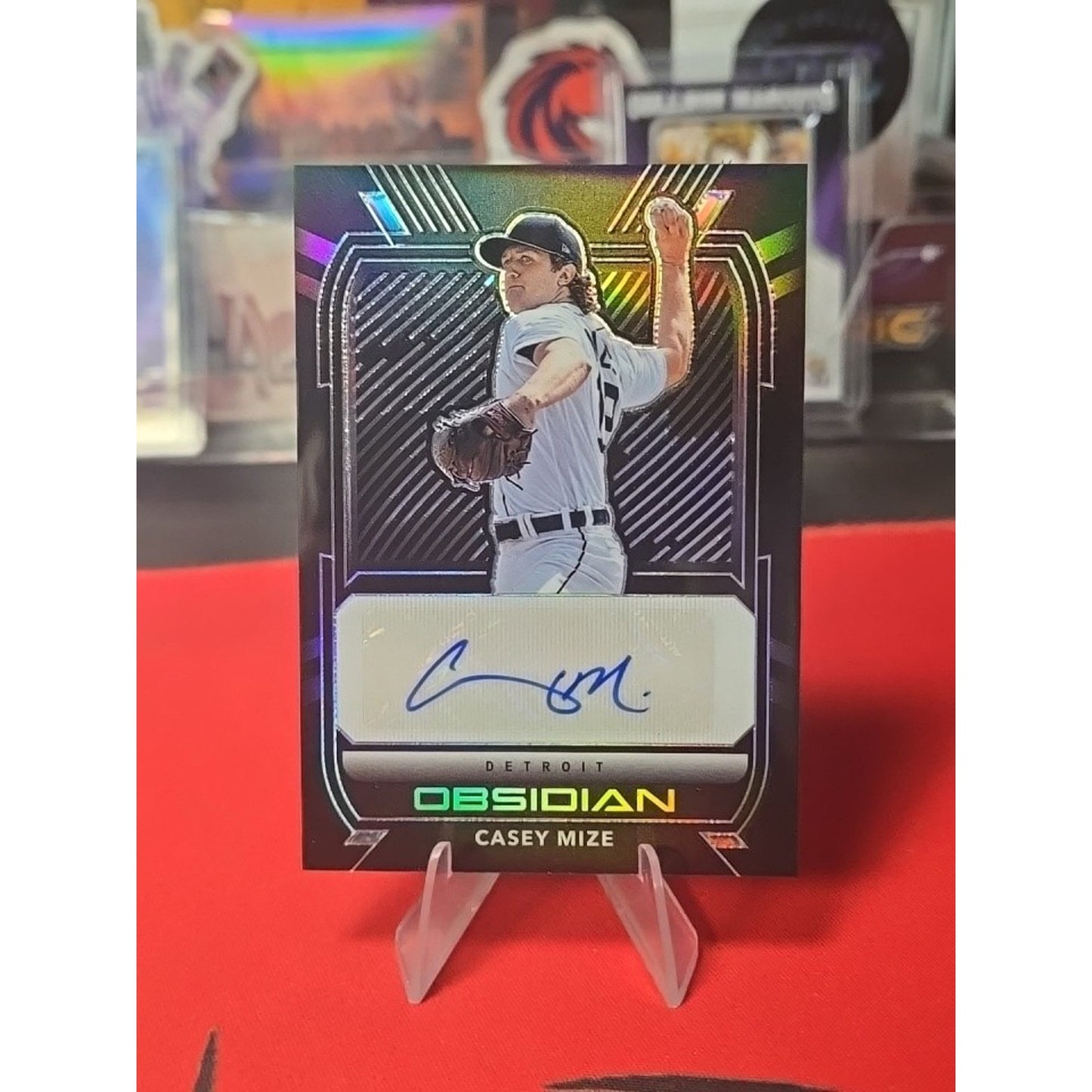 Casey Mize Rc Auto 2021 Panini Obsidian Electric Etch #O-CM