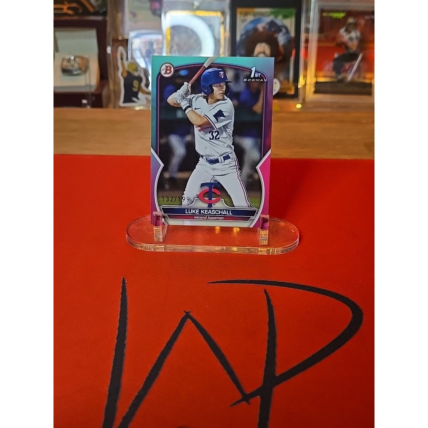 2023 Bowman Draft - Chrome Luke Keaschall #BDC-53 Aqua /199 (RC)