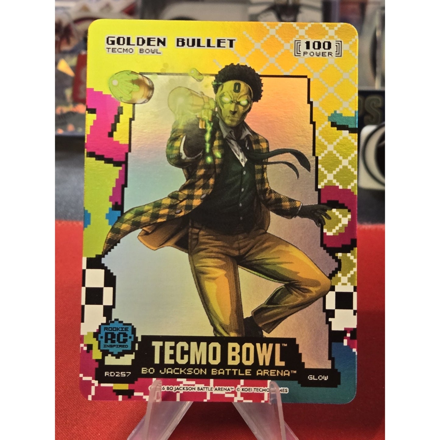 Golden Bullet 2026 Bo Jackson Battle Arena Tecmo Matthew Golden 80's 8 Bit Rad