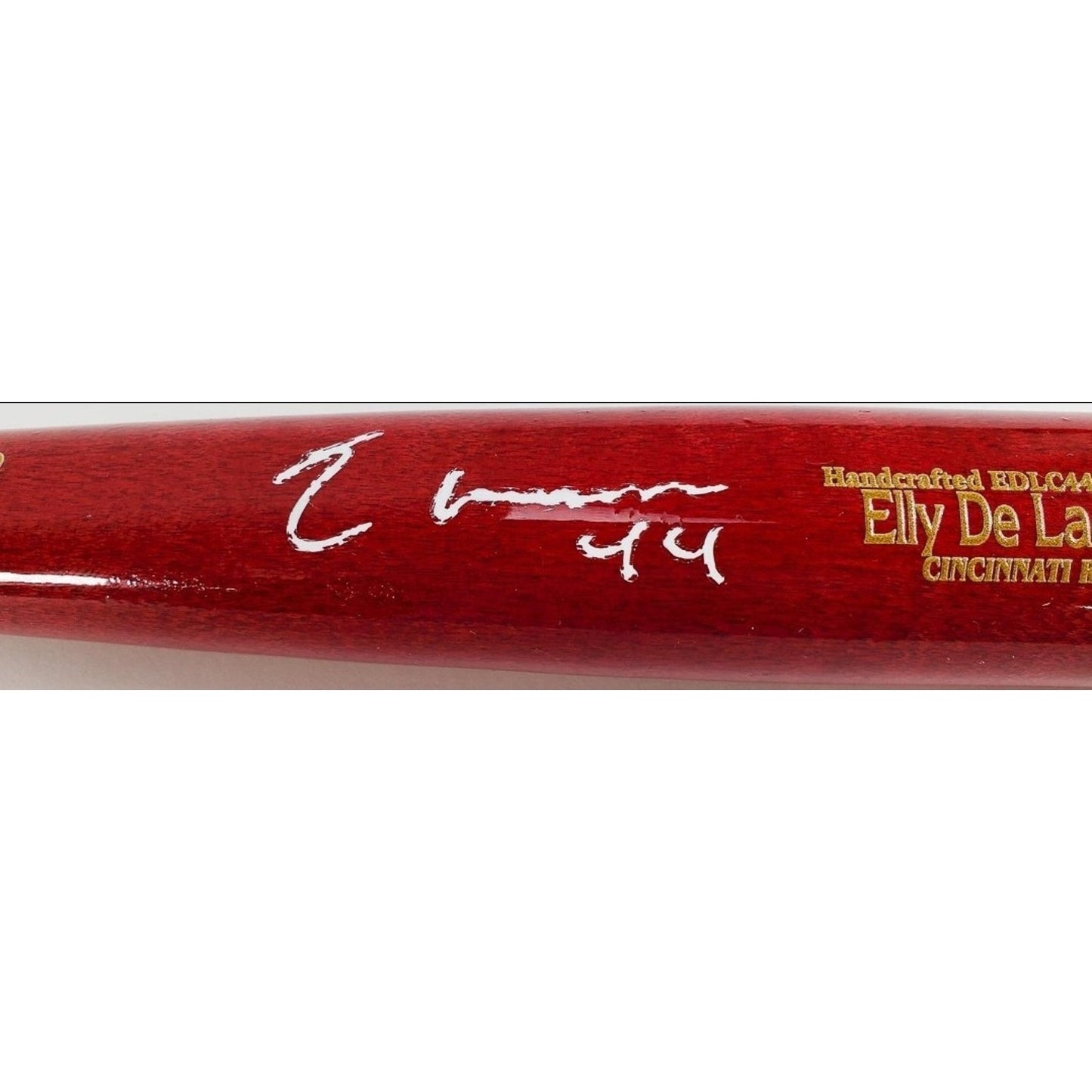 Elly De La Cruz Signed Autographed Marucci Mini Game Model Bat Beckett Witness