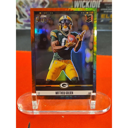 Matthew Golden /25 Tie-Dye RC 2025 Panini Select Score