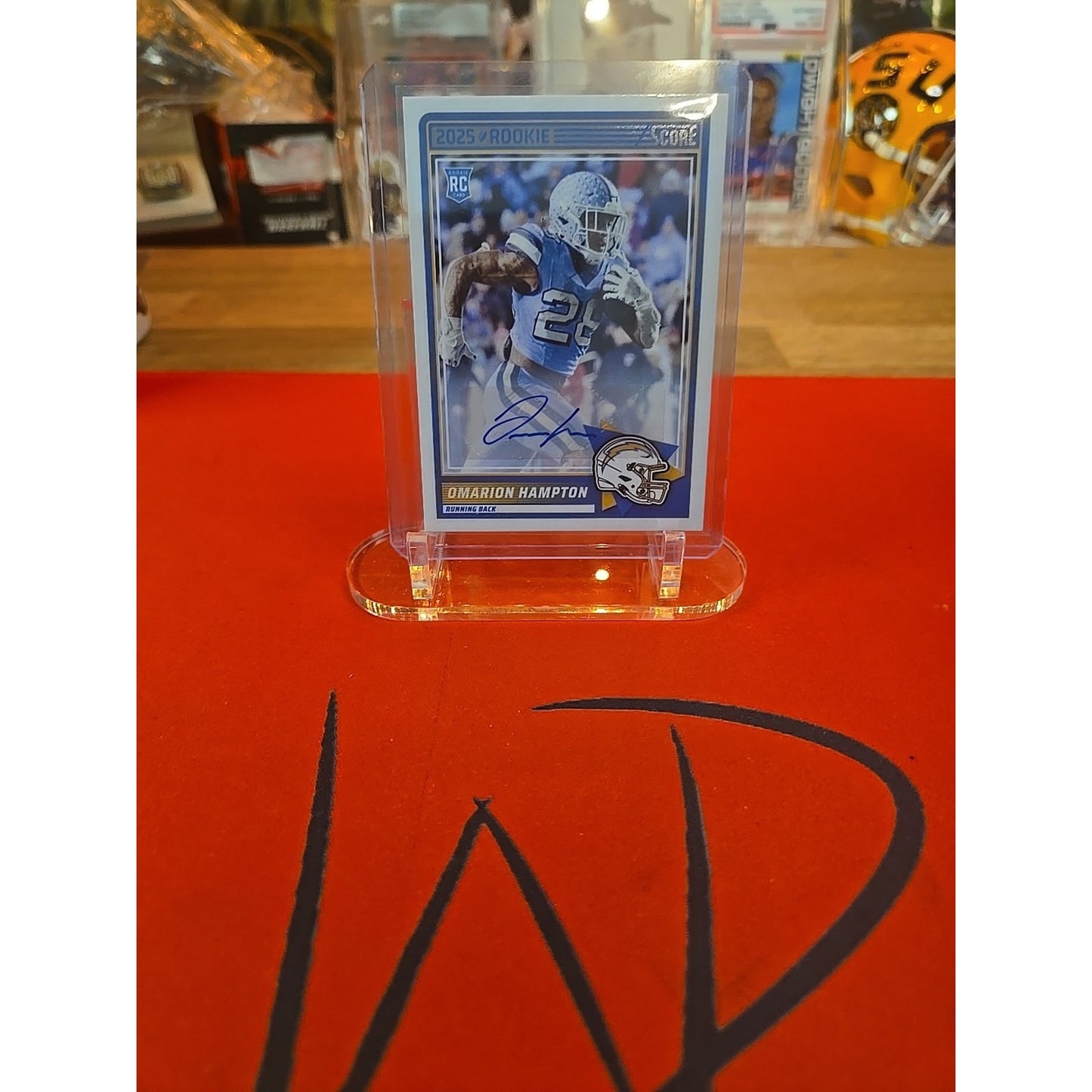 2025 Score - Rookies Omarion Hampton #37 Signatures (AU, RC)