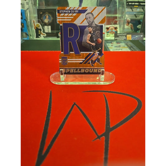 2023-24 Donruss Elite - Spellbound Stephen Curry #33 Orange Die-Cut NBA warriors