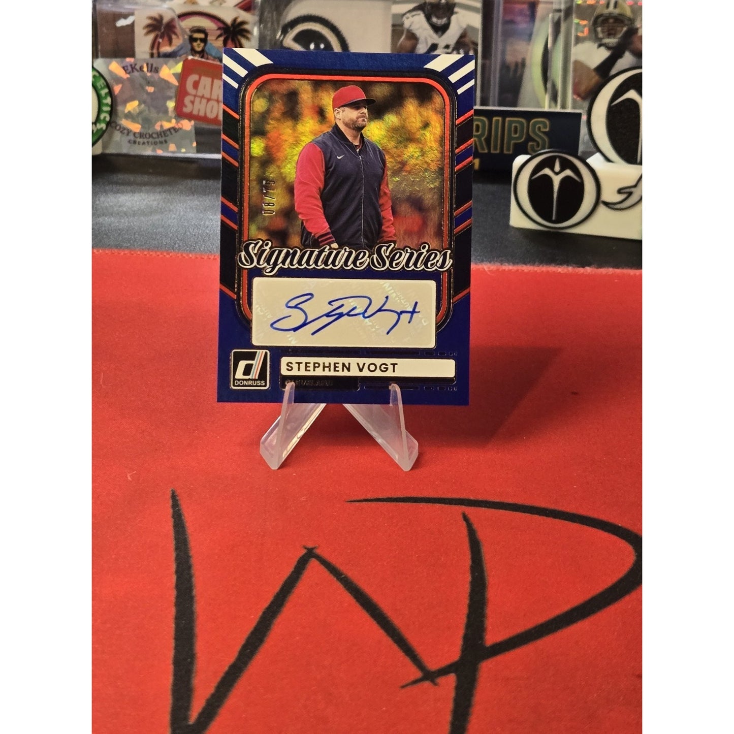 Stephen Vogt /75 Auto 2026 Panini Donruss - Signature Series #SS-SV Blue