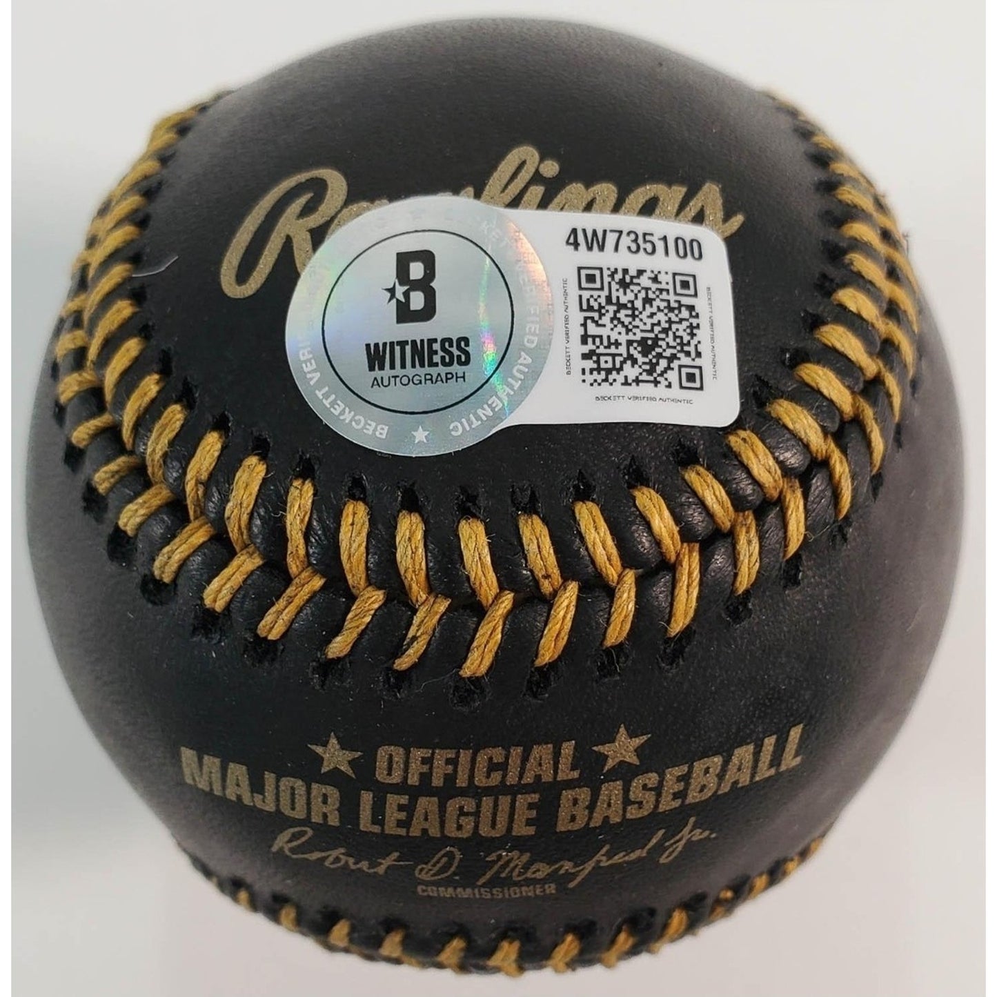 Alex Bregman Chicago Cubs Signed Rawlings Black Baseball Beckett