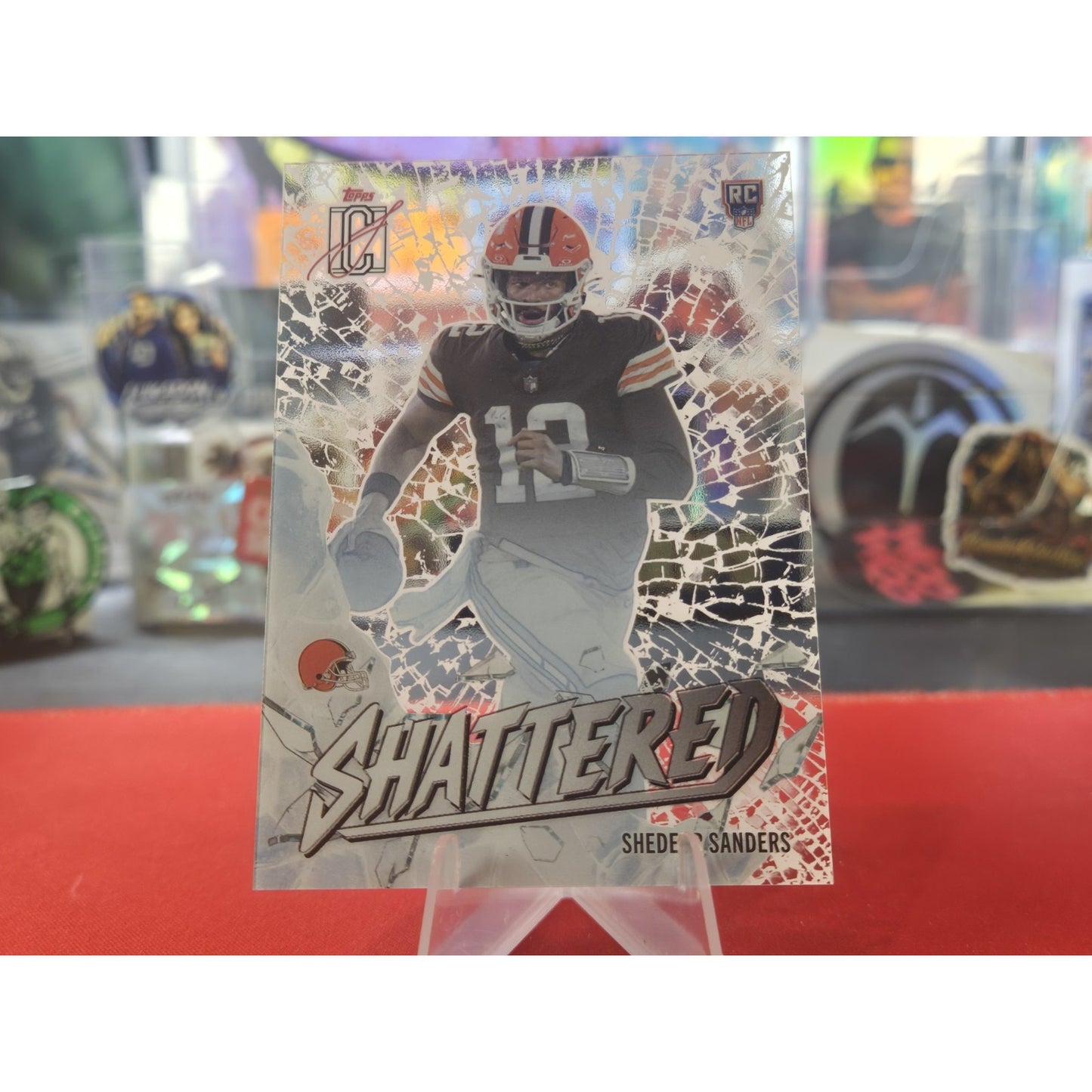 Shedeur Sanders Shattered Topps Signature #12 Cleveland Browns