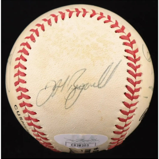 5 Astros Players Signed Baseball Incl. Jeff Bagwell Kile Servais Drabek. JSA