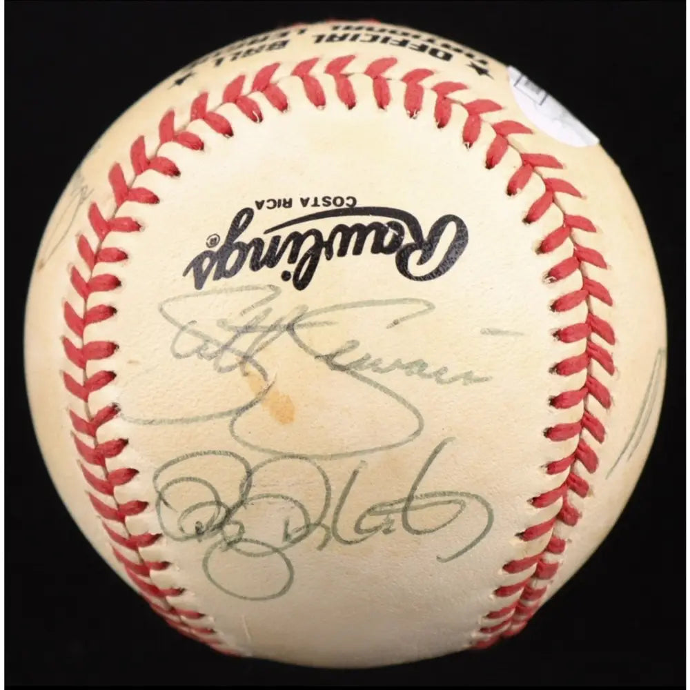 5 Astros Players Signed Baseball Incl. Jeff Bagwell Kile Servais Drabek. JSA