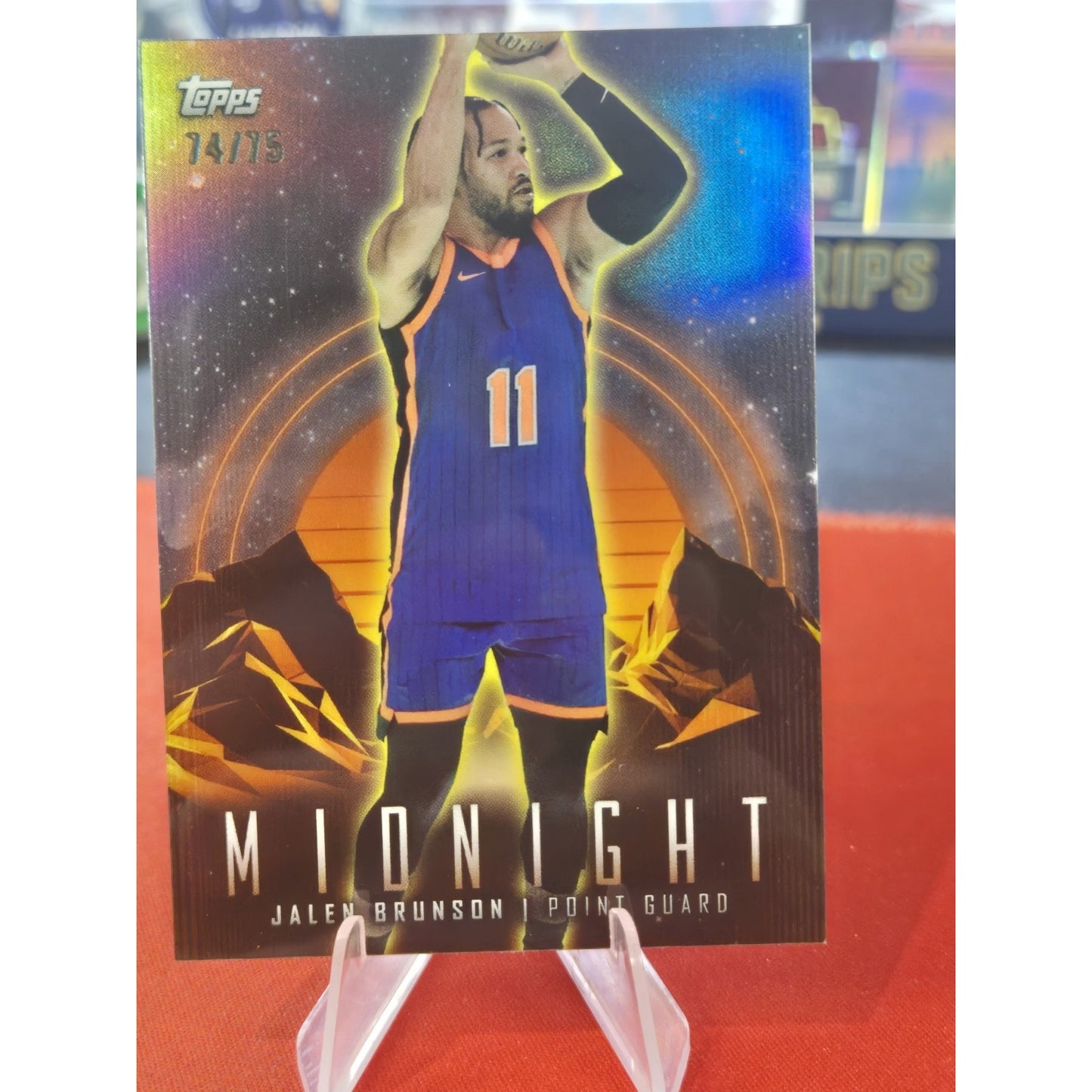 Jalen Brunson 2024 Topps Midnight /75 #93