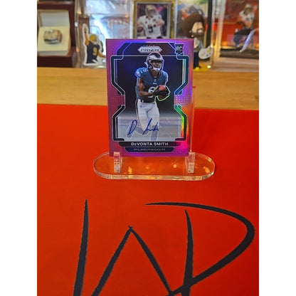Devonta Smith Auto RC 2021 Panini Prizm #335 Pink Prizm