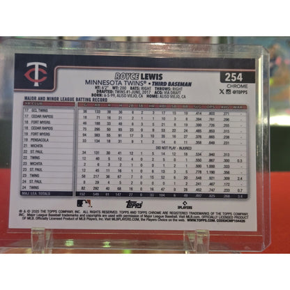 2025 Topps Chrome - Royce Lewis #254 Green Wave Refractor /99