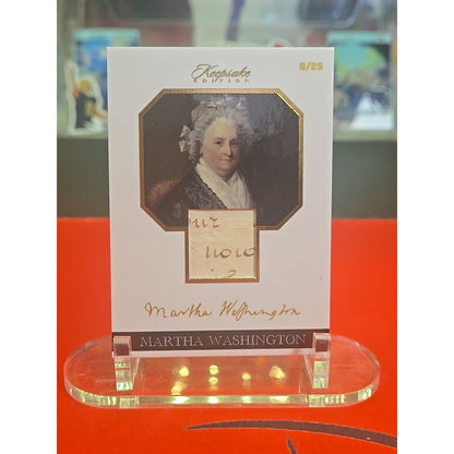 Martha Washington /25 Handwritten Relic 2023 Keepsake Edition
