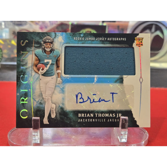 Brian Thomas Jr. Auto Rc 2024 Panini Origins - Rookie Jumbo Jersey #RJA-BTH
