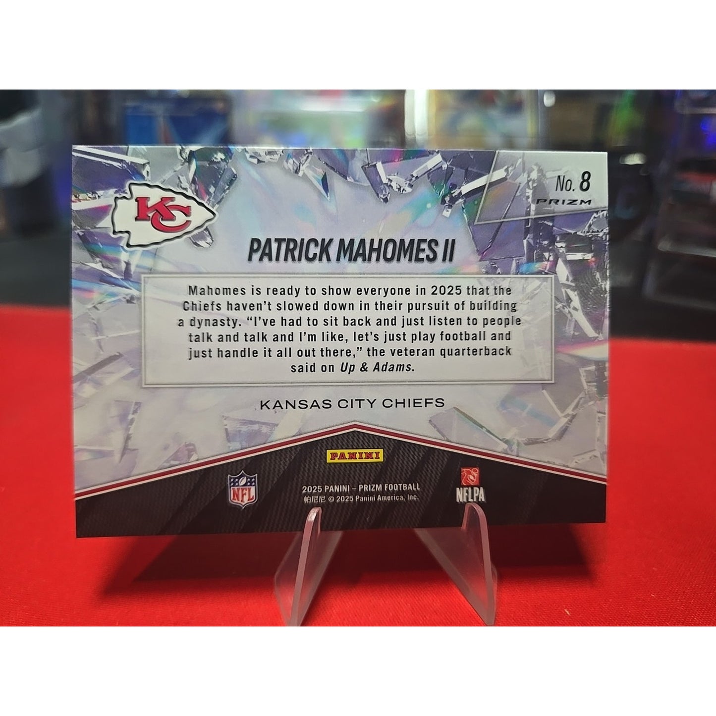Patrick Mahomes II [Silver] - 2025 Panini Prizm #26