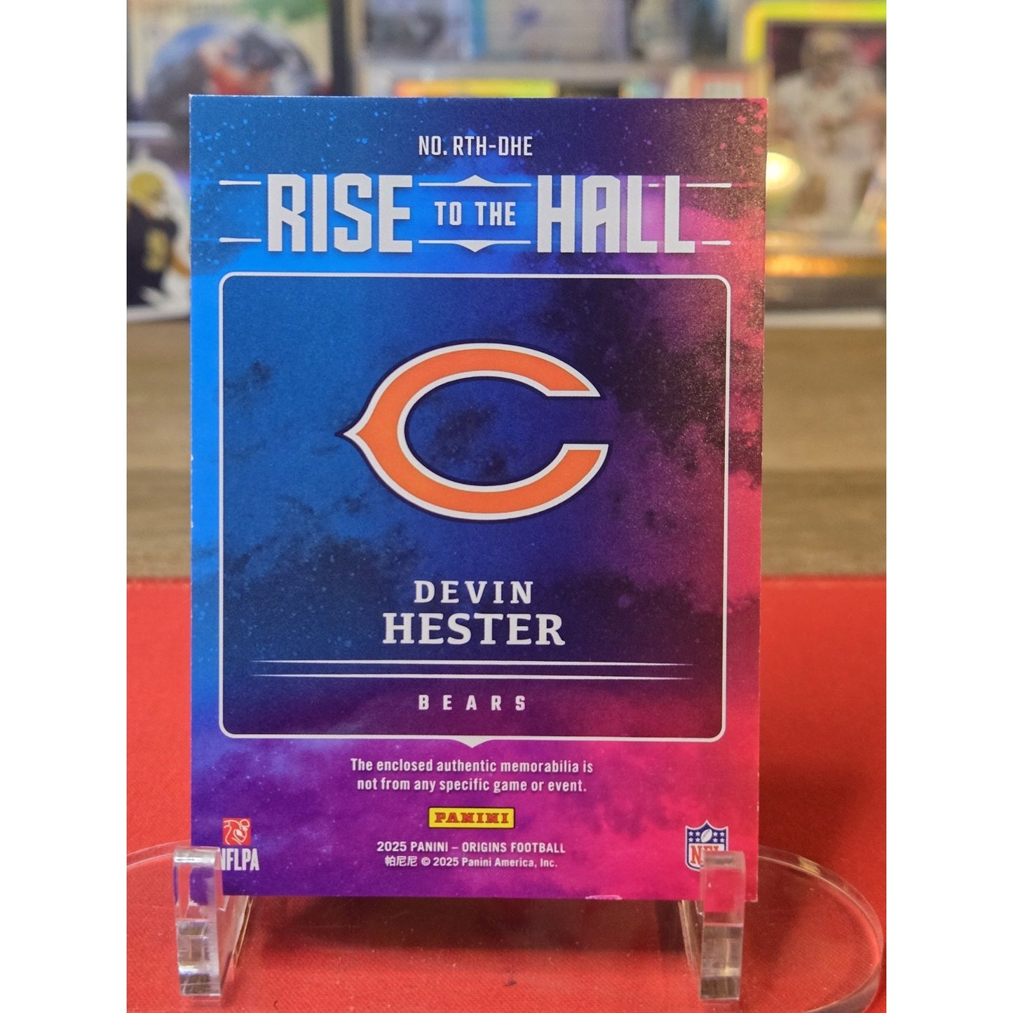 2025 Panini Origins - Rise to the Hall Devin Hester #RTH-17 /199