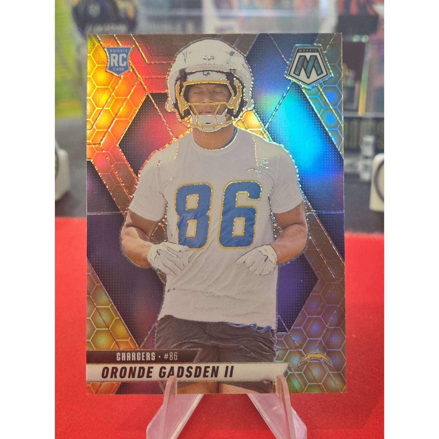 Oronde Gadsden II Honeycomb Case Hit 2025 Panini Mosaic Rookie Prizm