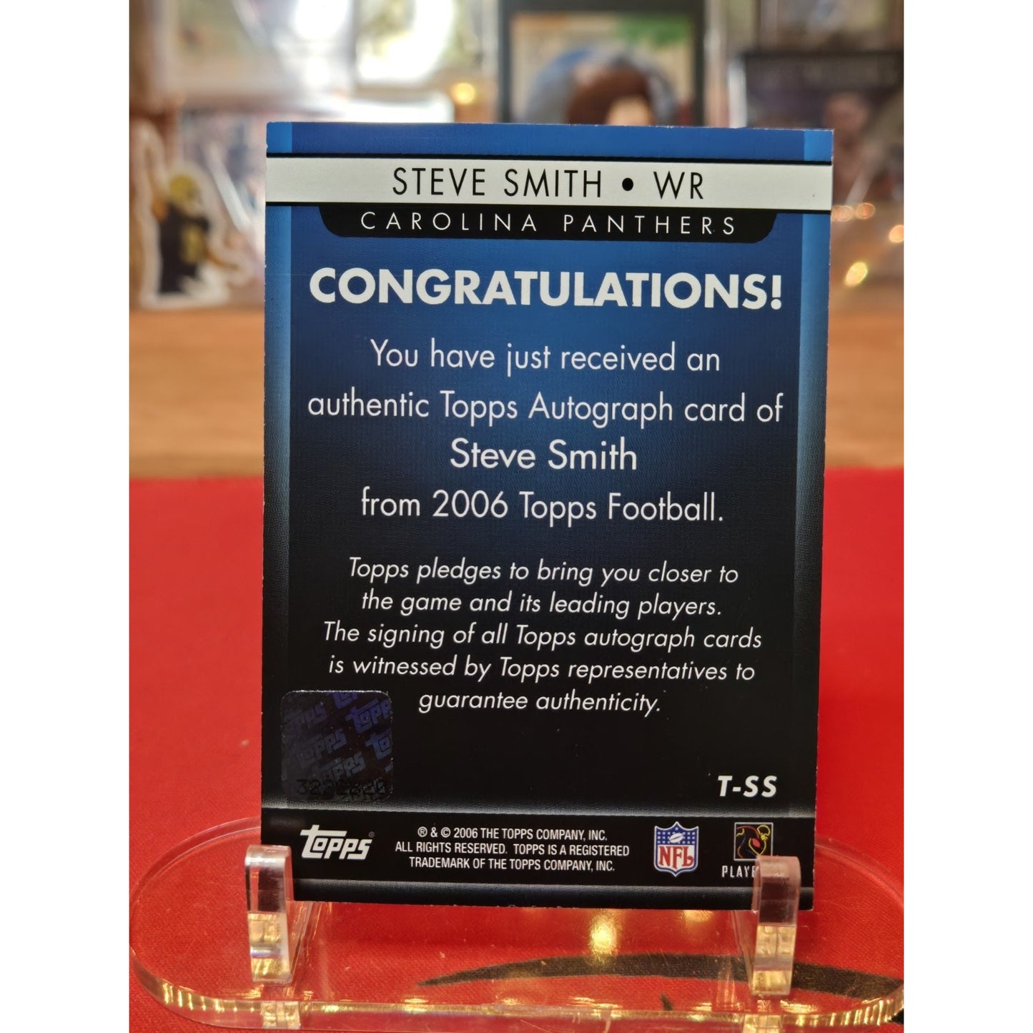 Steve Smith Auto 2006 Topps #T-SS
