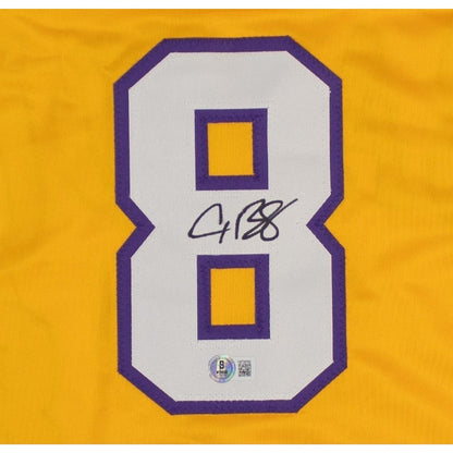 Alex Bregman Signed Gold Custom "Bayou" Jersey LSU Colors Beckett