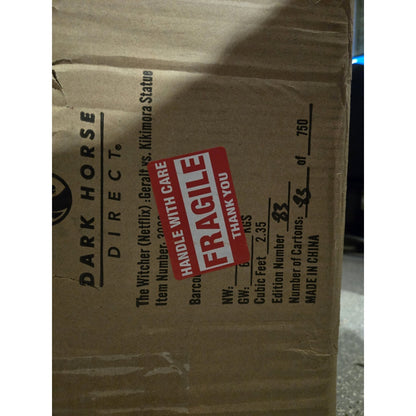 The Witcher Geralt Vs Kikamora Statue Netflix