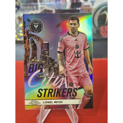 Lionel Messi 2024 Topps Chrome MLS #CS-10 Big City Strikers