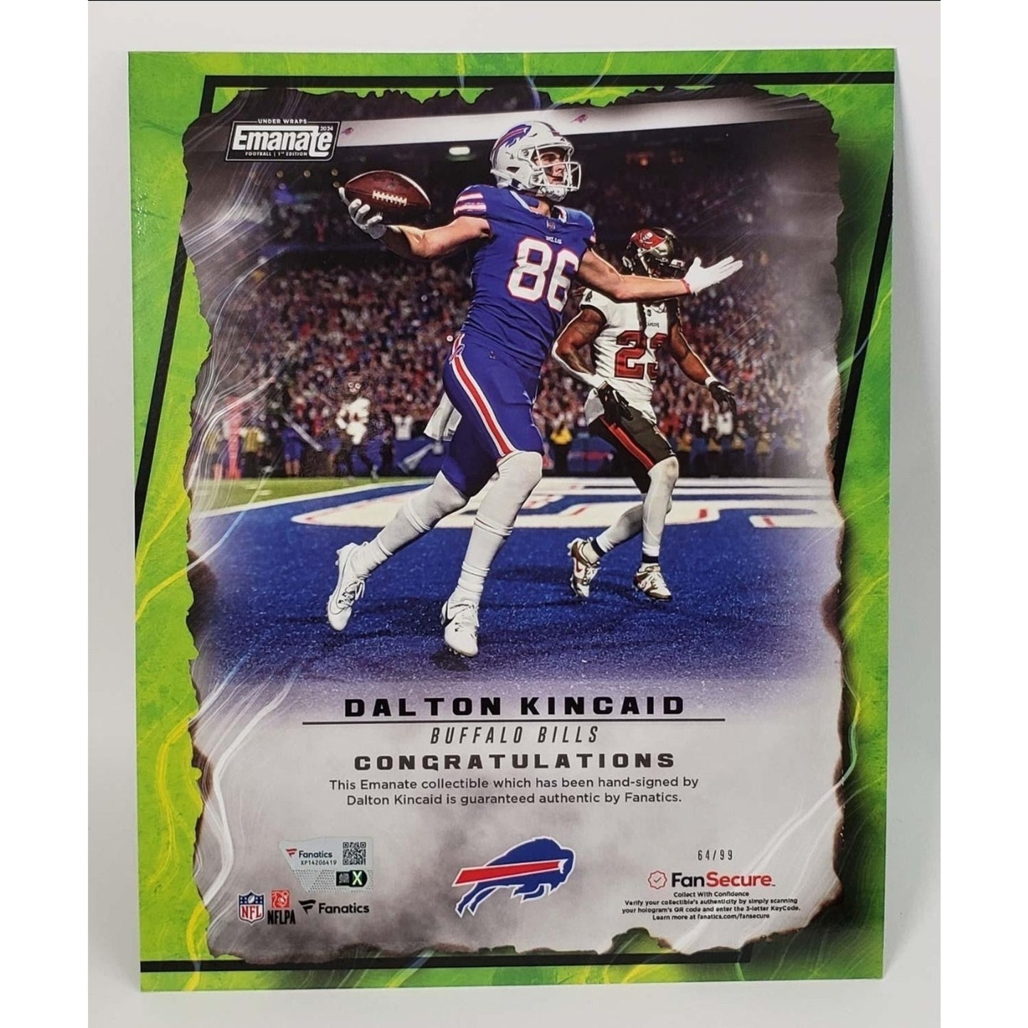 2024 Fanatocs Emanate 8x10 Dalton Kincaid Auto /99