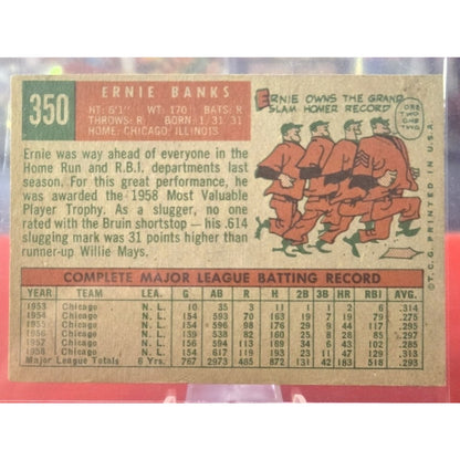 Ernie Banks 1959 Topps #350