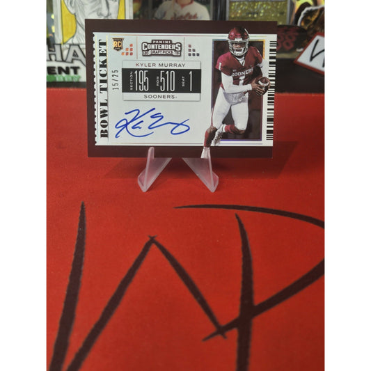 Kyler Murray /25 Auto 2019 Panini Contenders Draft Picks Bowl Ticket Rookie