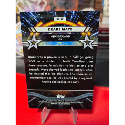 Drake Maye 2024 Topps Cosmic Chrome - Star Command #SC-17 (RC)