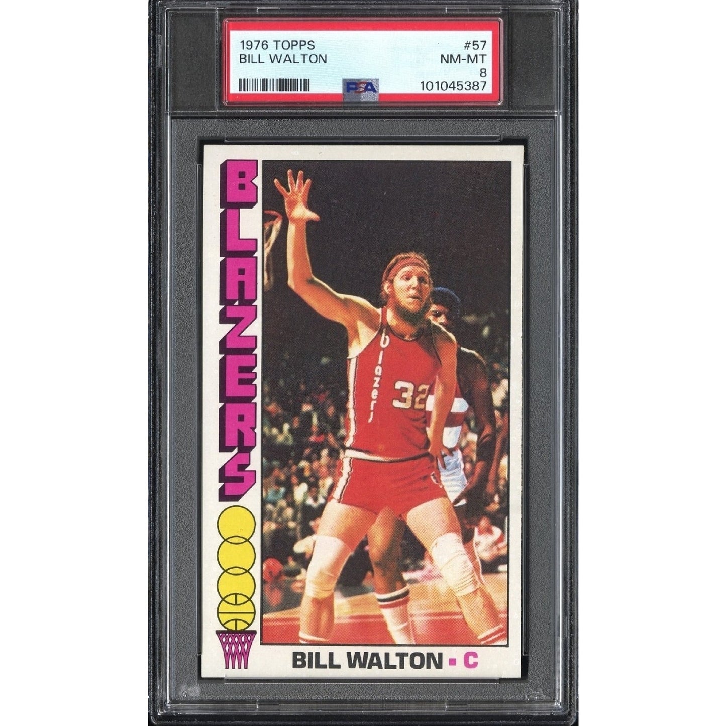 Bill Walton 1976 Topps #57 PSA 8