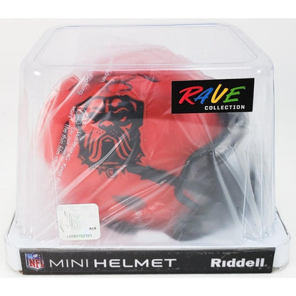 Johnny Manziel Signed Browns Rave Mini Helmet Beckett Authenticated Hologram