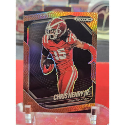 Chris Henry Jr. /225 2025 Panini Prizm Black Pigskin SP Prospect