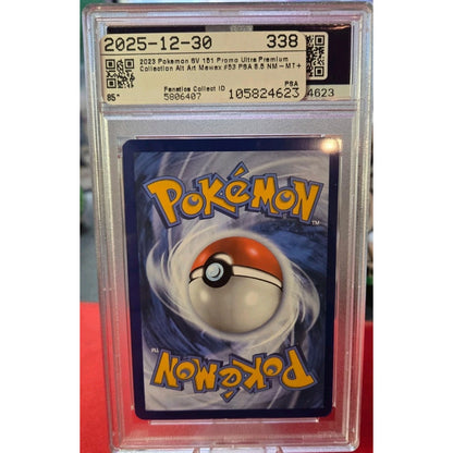 2023 POKEMON SVP EN-SV BLACK STAR PROMO #053 MEW EX PSA 8.5