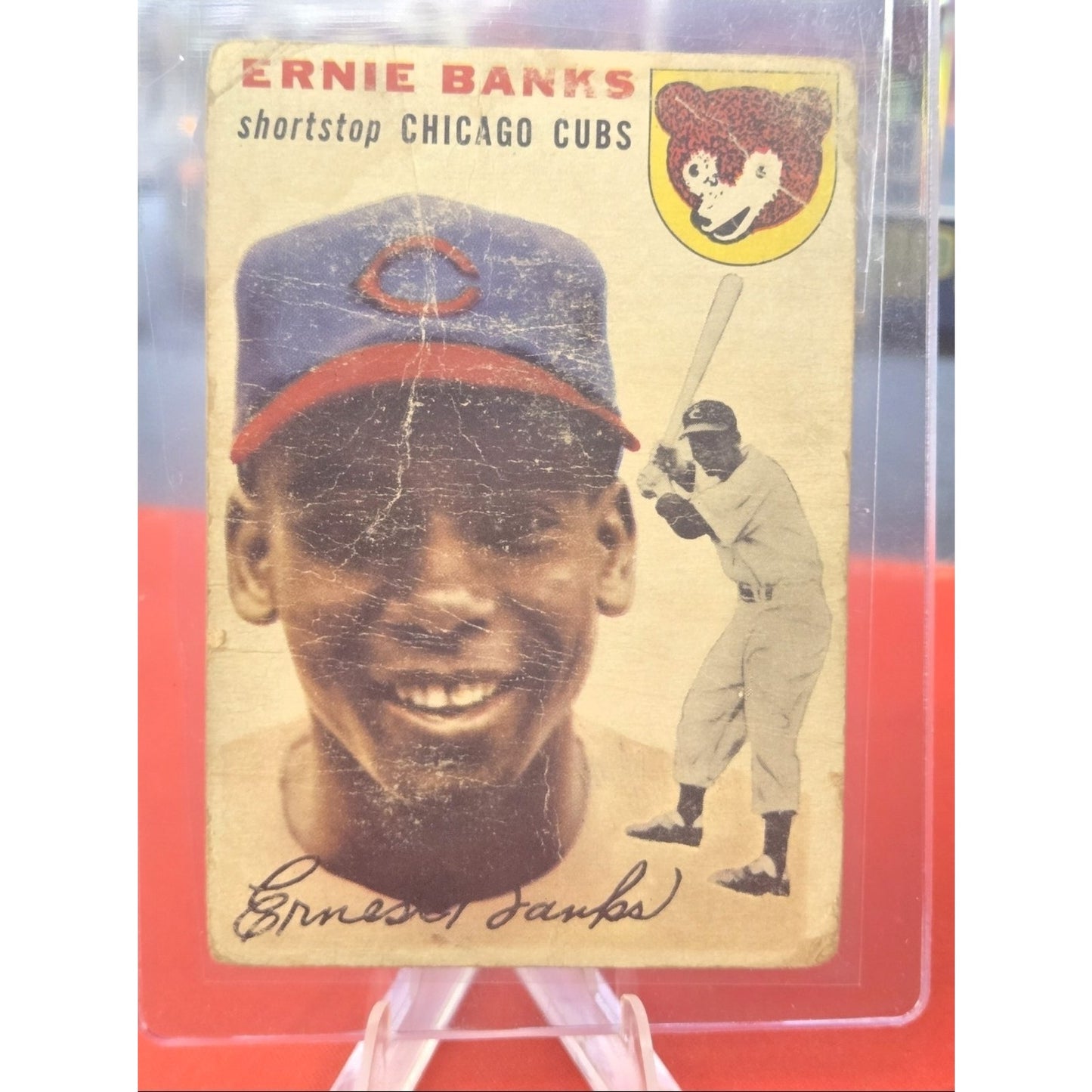 Ernie Banks RC 1954 Topps 94