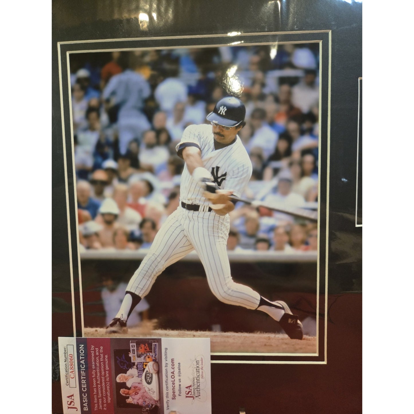 Reggie Jackson JSA Aut Signed 400 H.R.Club Cachet Envelope 14x18 Matted Display