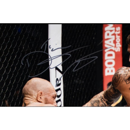 Dustin Poirier autographed 16x20 photo UFC JSA