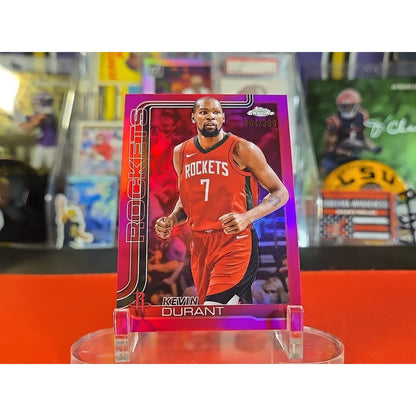 2025 Topps Chrome Kevin Durant Pink /399 SP