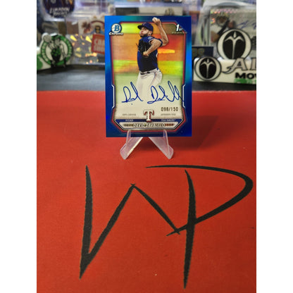 David Davalillo /150 Auto Rc 2026 Bowman - Chrome Prospects Blue Refractor