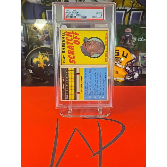 1970 Topps Scratch-Offs - HANK AARON - PSA 4
