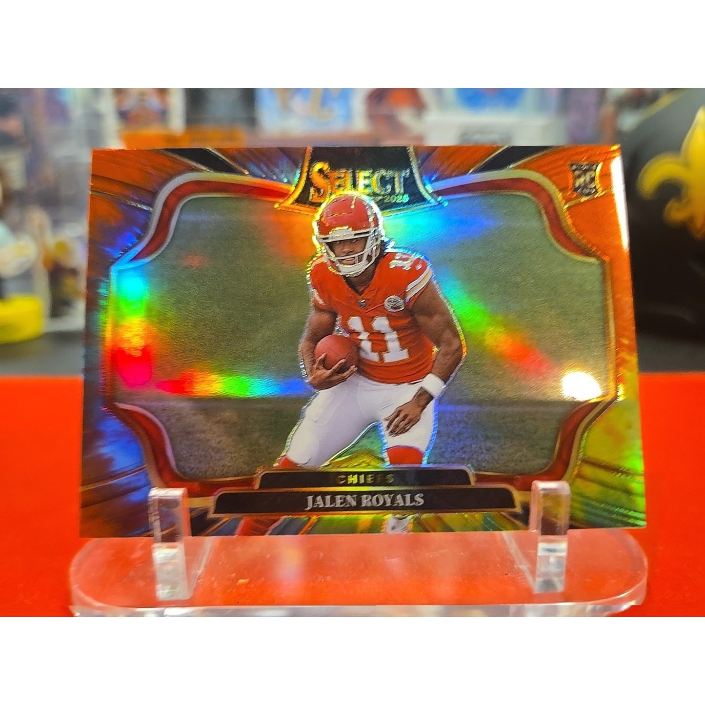 Jalen Royals Field Level Tie Dye 1/25 RC 2025 Panini Select SSP
