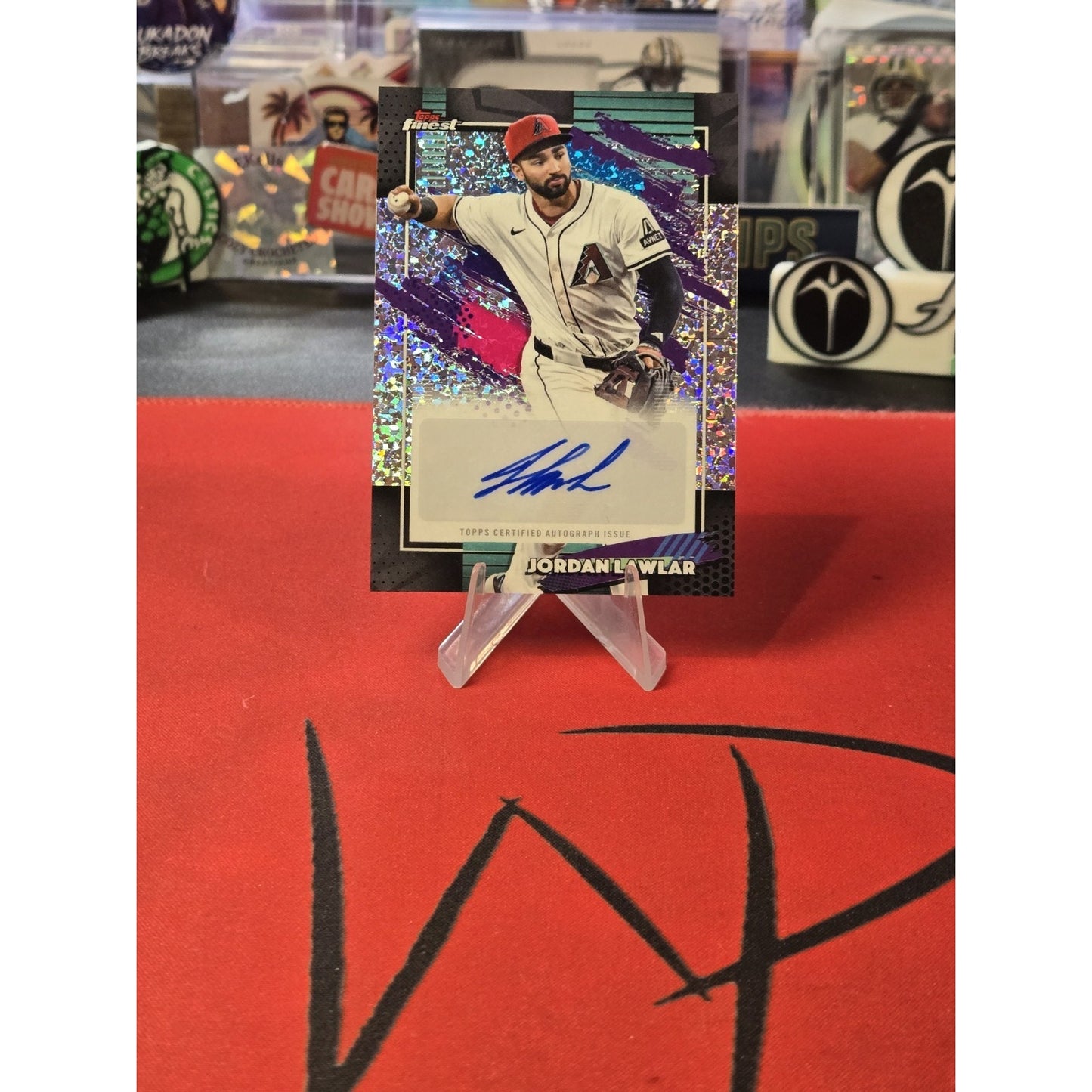Jordan Lawler Auto 2026 Topps Finest #FMA-Mini Diamond Refractor