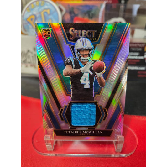 Tetairoa Mcmillan/125 Rc Mem 2025 Panini Rookie Swatches Prizm #Rsw-Tmn