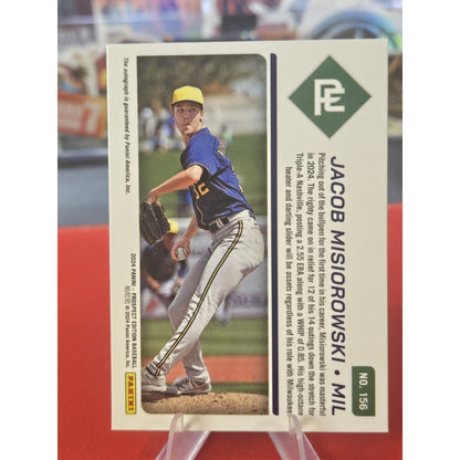 Jacob Misiorowski 2024 Panini Prospect Edition Ticket AUTO - Brewers