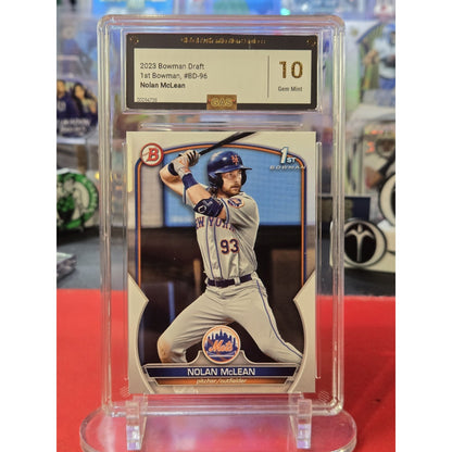 Nolan McLean GAS 10 Rc 2023 Bowman Draft - #BD-96