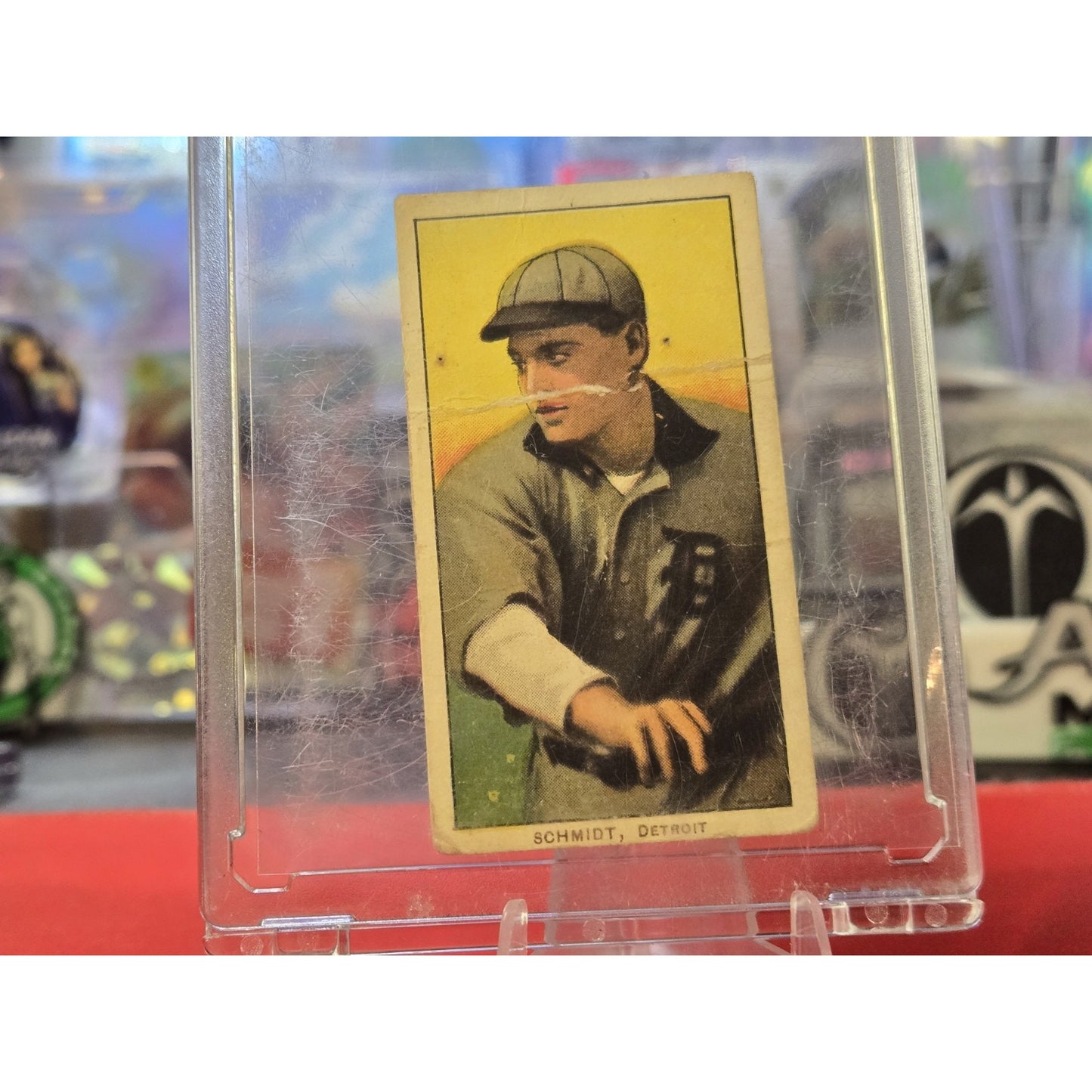 Boss Schmidt 1909-11 T206 - 150 Back Throwing (RC) Crease