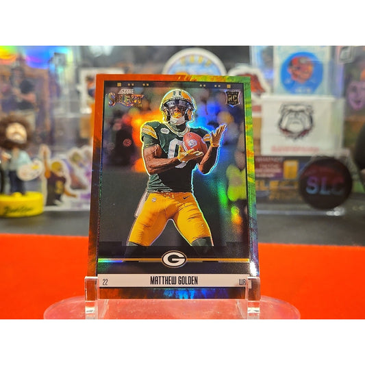 Matthew Golden /25 Tie-Dye RC 2025 Panini Select Score
