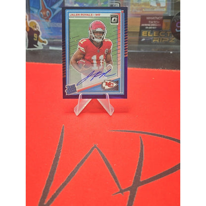 2025 Donruss Optic Rated Rookie Jalen Royals Auto /42