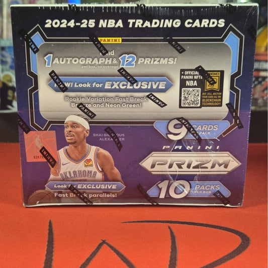 2024-25 PANINI PRIZM BASKETBALL FACTORY SEALED FAST BREAK HOBBY BOX NBA